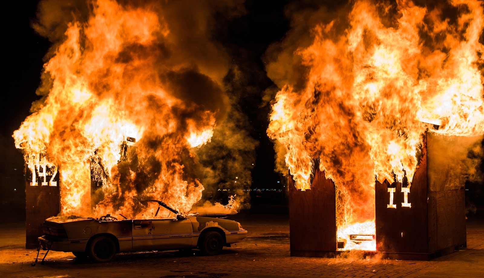 Masked Youths Set Fire to Larne Leisure Centre
