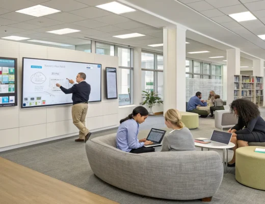 business education shifts curated hubs