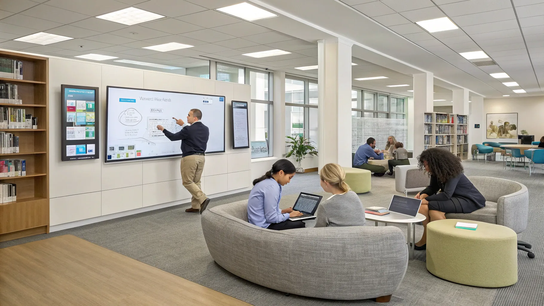 business education shifts curated hubs