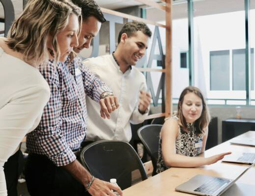 employees discussing workers' compensation