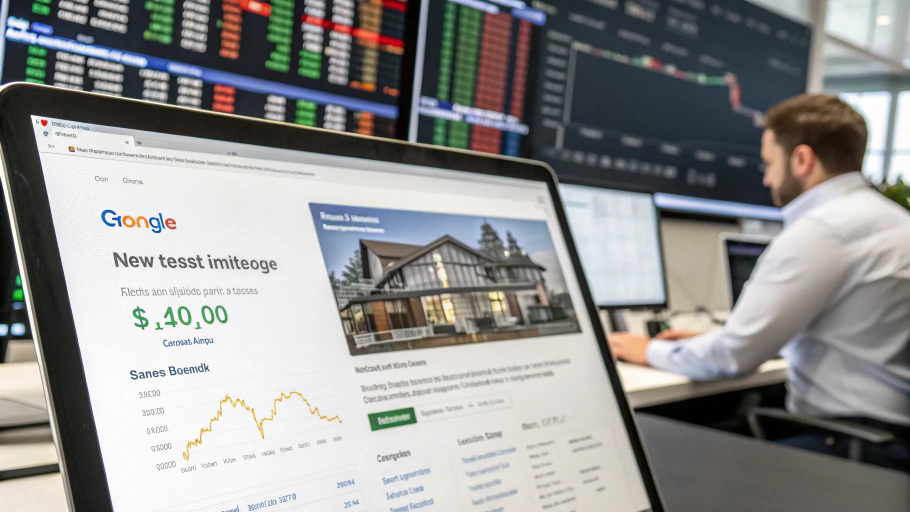 google tests home ads listings