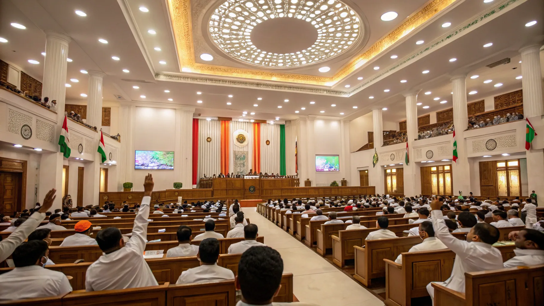 nda dominates bihar assembly sworn in