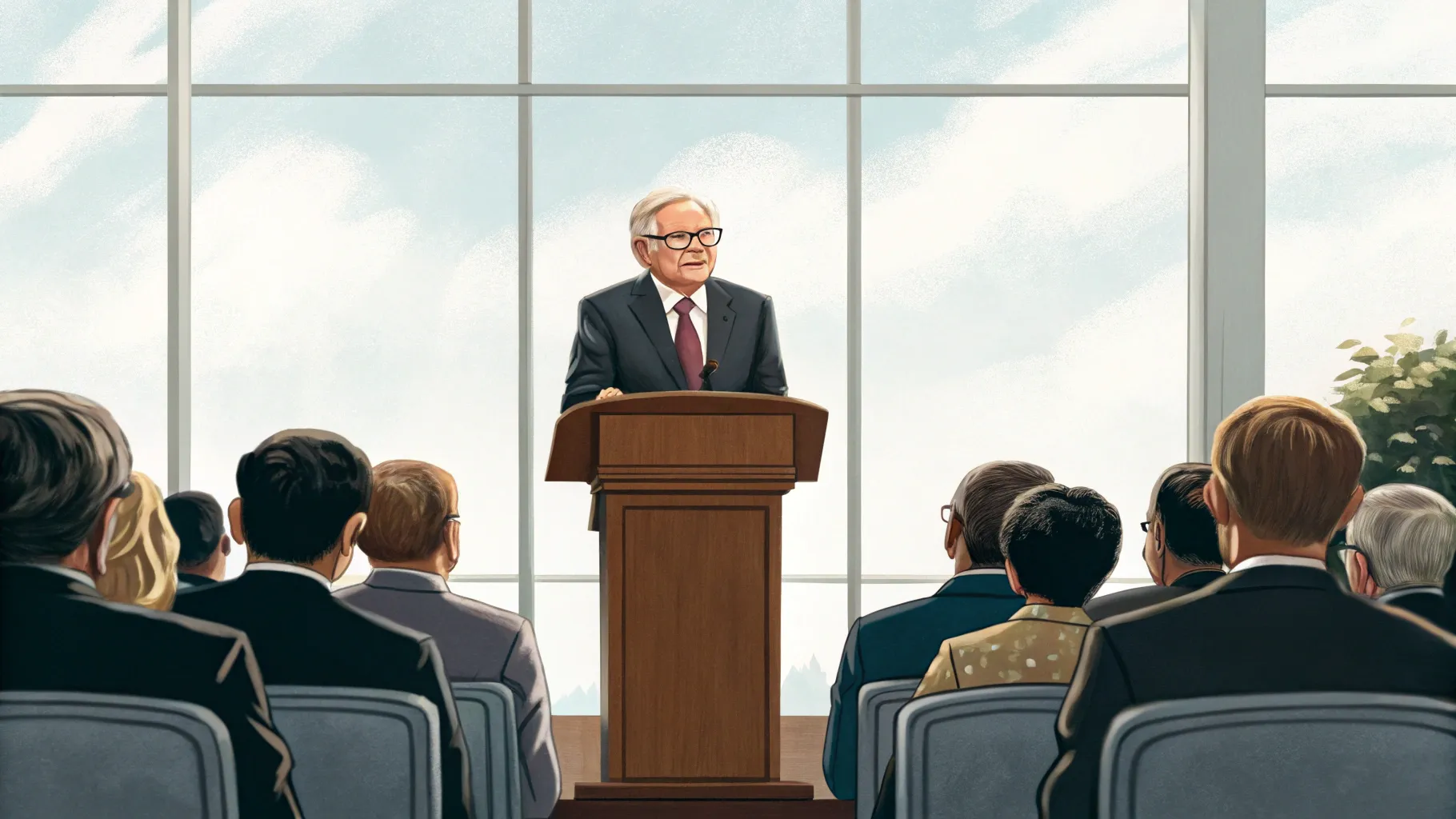 berkshire buffett pledge questions raised