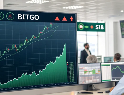bitgo shares spike then pull back