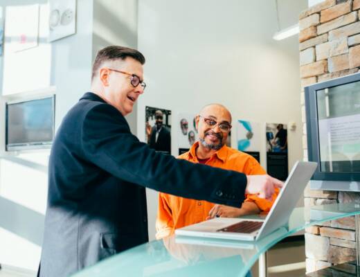 unknown person using laptop; Founder-Led Sales