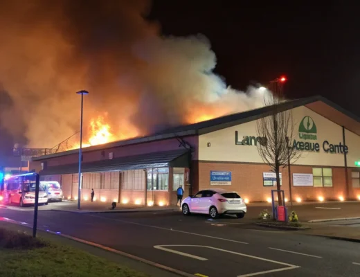 larne leisure centre arson attack