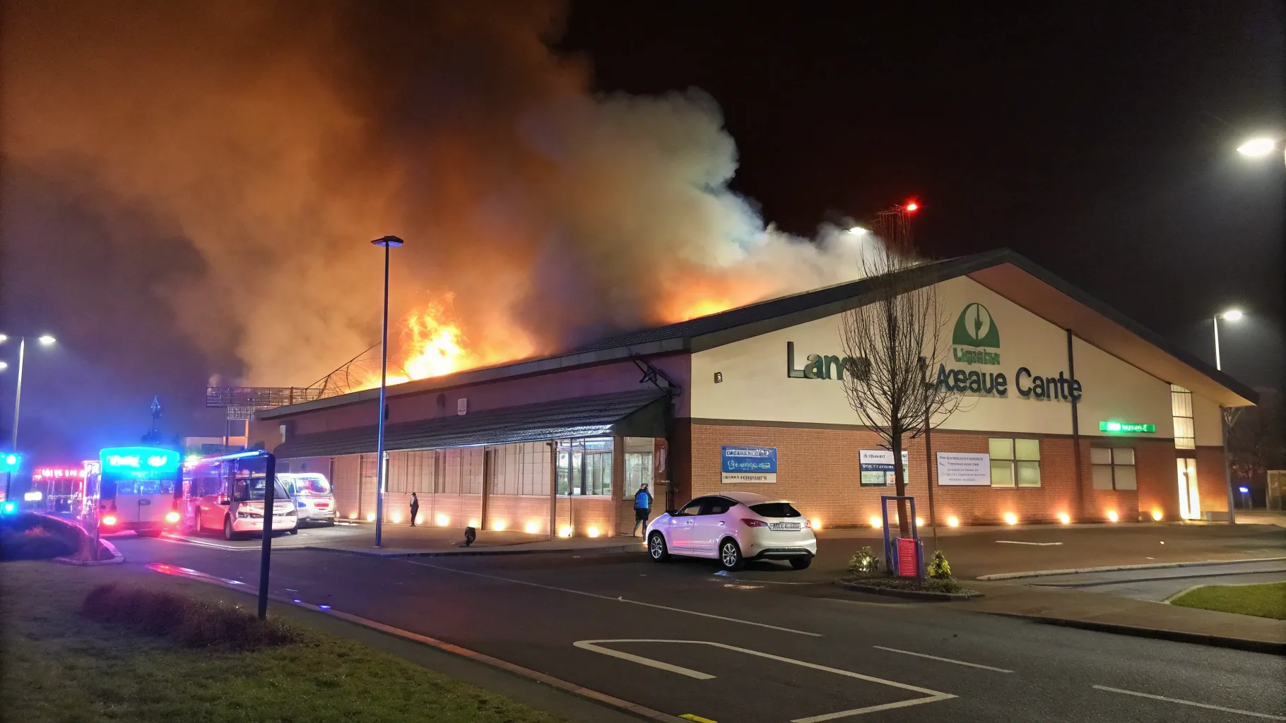 larne leisure centre arson attack
