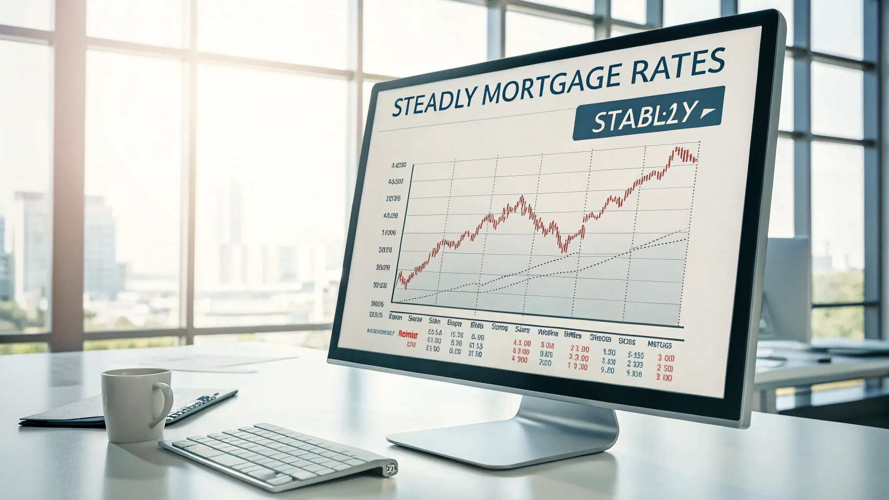 mortgage rates steady awaiting data