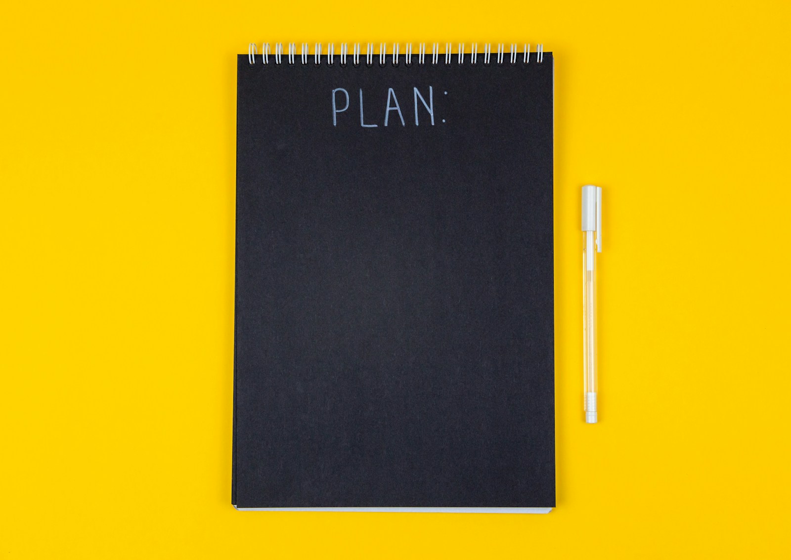 a black rectangular device; One-Page Business Plan