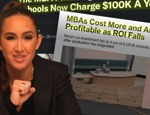 Image of Codie Sanchez Youtube channel host speaking about building a business; buy a business