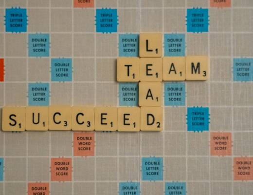 scrabbled scrabble tiles with words on them; experienced CEOs year one