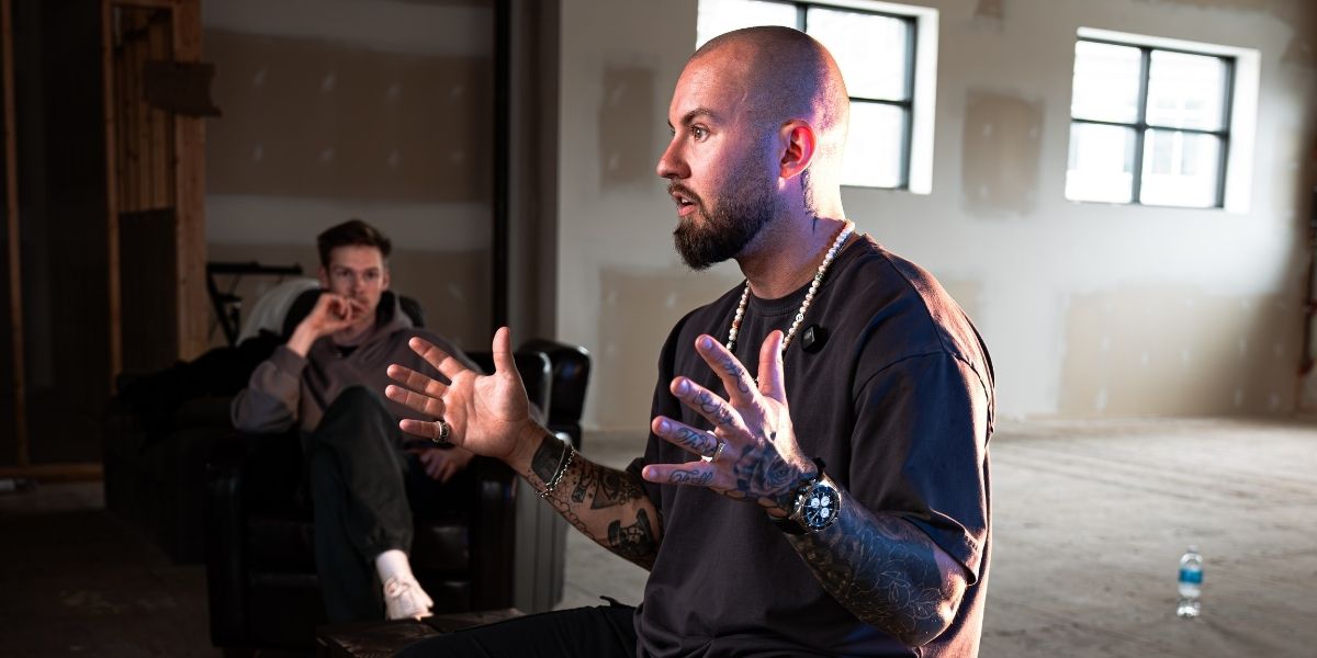 Image of Cole DaSilva speaking about his motivational journey; life lessons taking responsibility