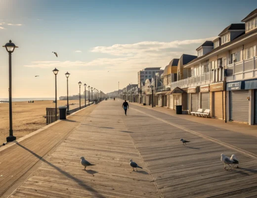 maryland beach town off season realities