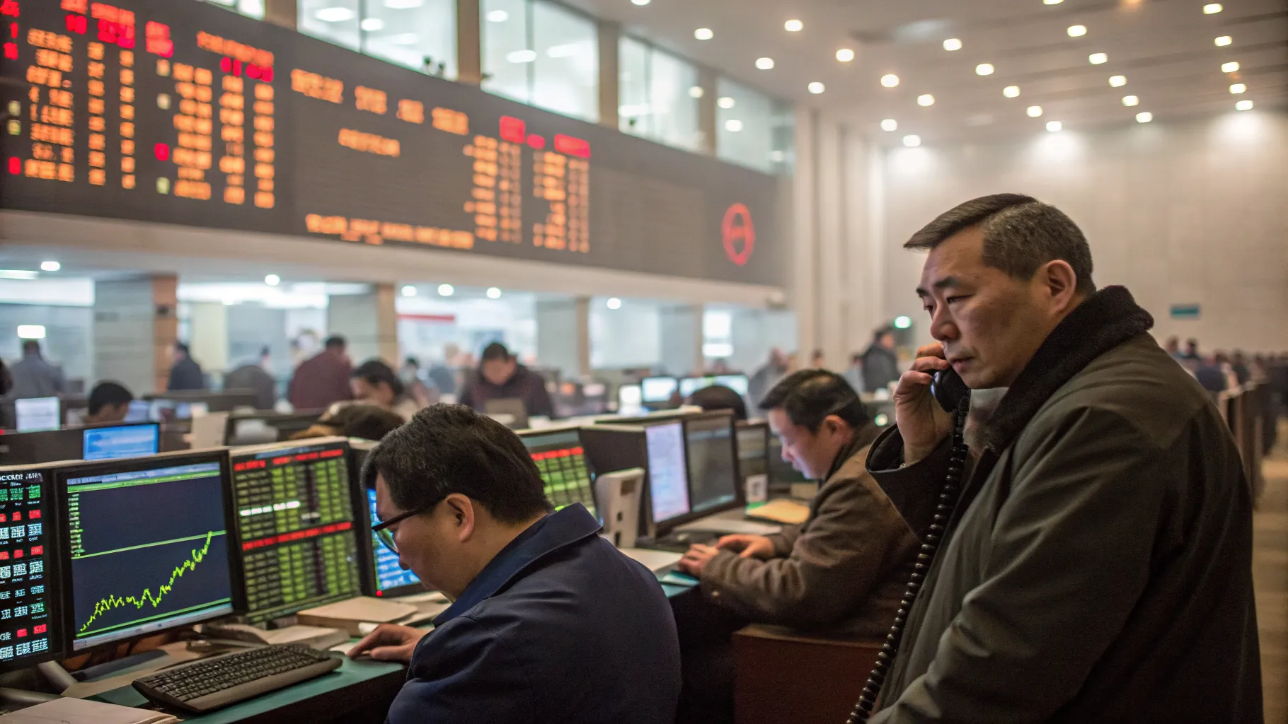 midday market movers signal caution