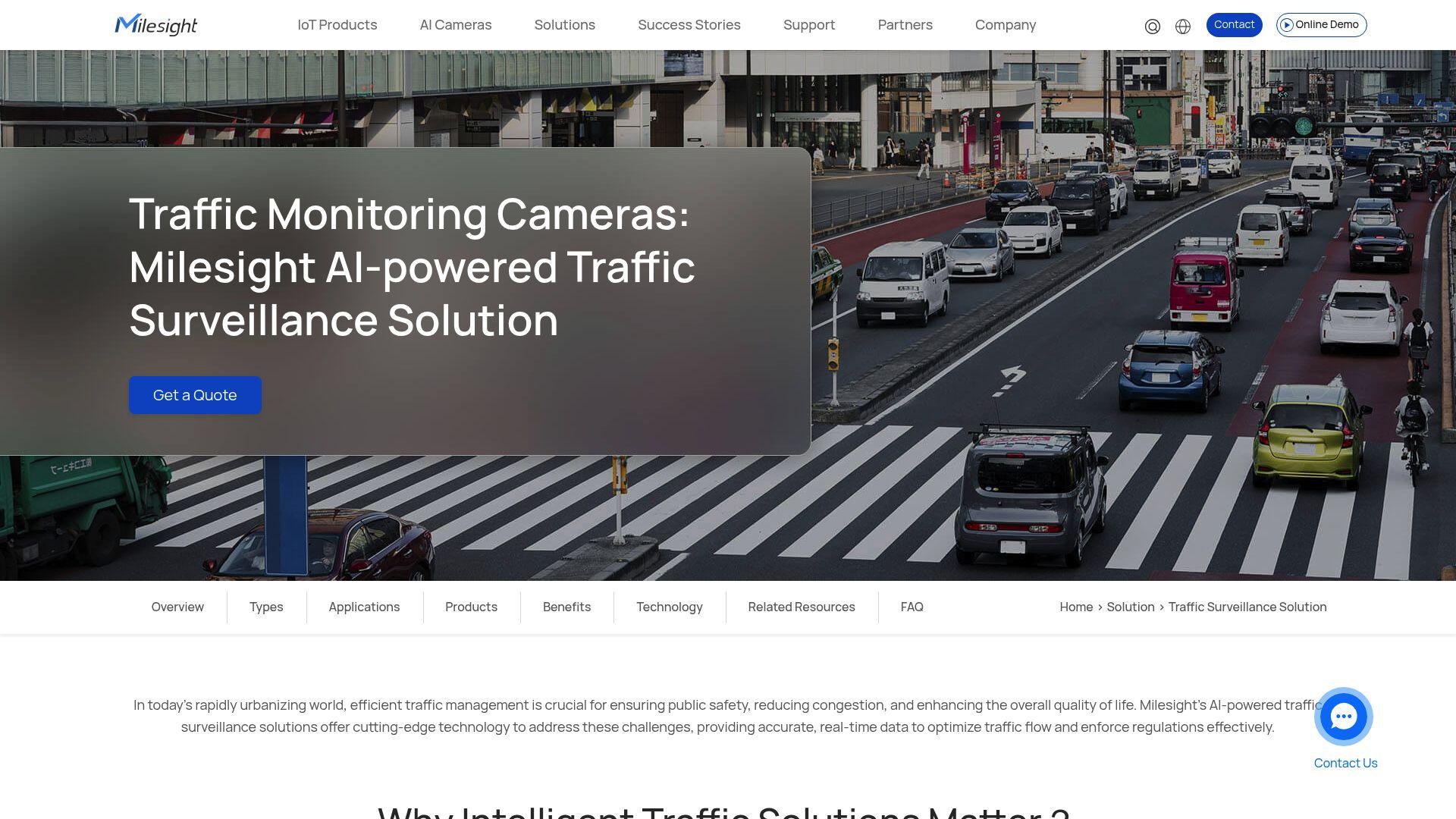 Milesight Intelligent Traffic Camera
