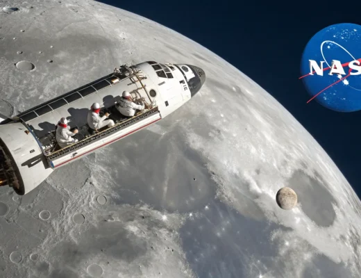 nasa crew historic lunar flyby